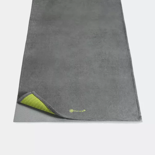 Grippy Yoga Mat Towel in grey available at MB Fit Studio in Solana Beach