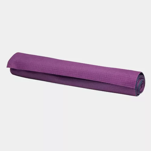 Gaiam No Slip Yoga Towel in purple available at MB Fit Studio in Solana Beach