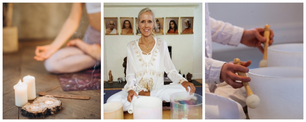 Sound Healing and Meditation class with Kathleen Kastner at MB Fit Studio in Solana Beach.